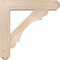 Ekena Millwork Olympic Craftsman Smooth Bracket w/ Offset Brace, Douglas Fir, 7 1/2"W x 34"D x 34"H BKT0806X34X34OLY04SDF - alternate 3